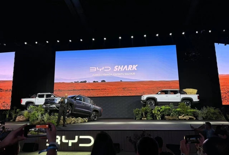 比亞迪首款皮卡SHARK墨西哥正式亮相  價格38.62萬起 比亞迪首款皮卡SHARK墨西哥正式亮相  價格38.62萬起